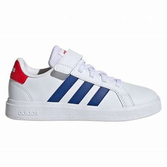 Adidas toddler size 5 White and Blue,Grand Court - Picture 1 of 5